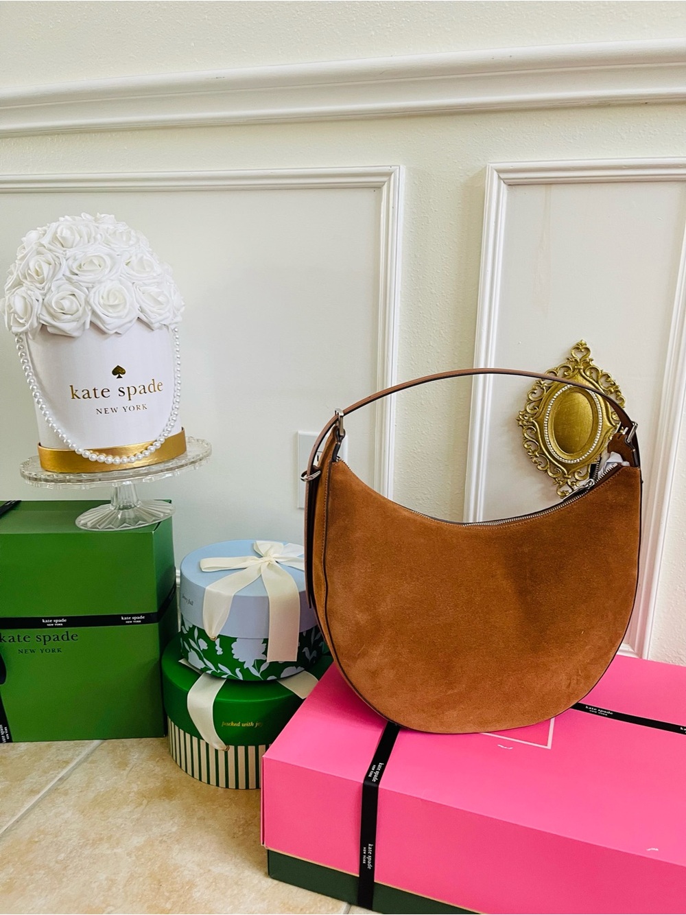 Kate Spade New York Nova Suede Large Shoulder Bag - Picture 10 of 15